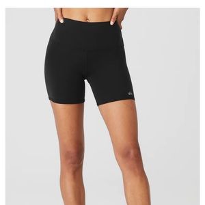 Alo 5” Airbrush High-Waist Biker Short - XS